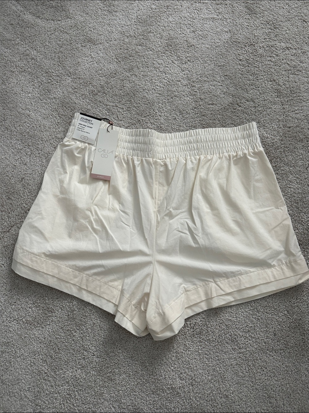 CALIA by Carrie Underwood Off-White Athletic Shorts